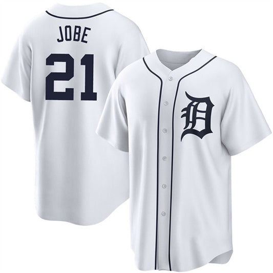 Detroit Tigers #21 Jackson Jobe White RONA Cool Base Stitched Jersey