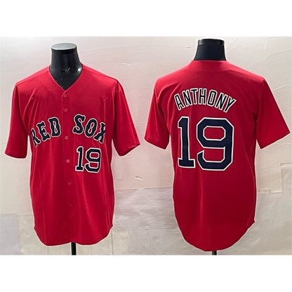 Boston Red Sox #19 Roman Anthony Red RONA Cool Base Stitched Jersey