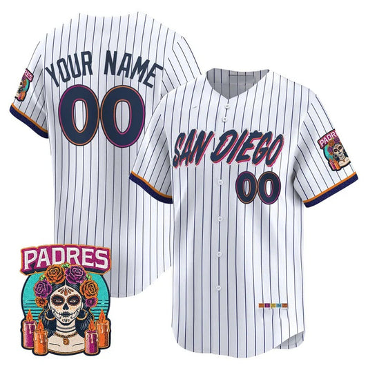 Custom San Diego Padres White RONA 2026 City Connect Vapor Premier Limited Jersey - All Stitched