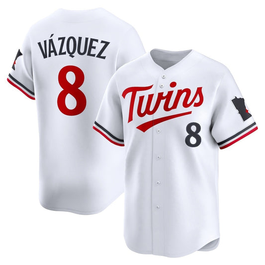 Minnesota Twins #8 Christian V¨¢zquez White RONA Home Limited Jersey