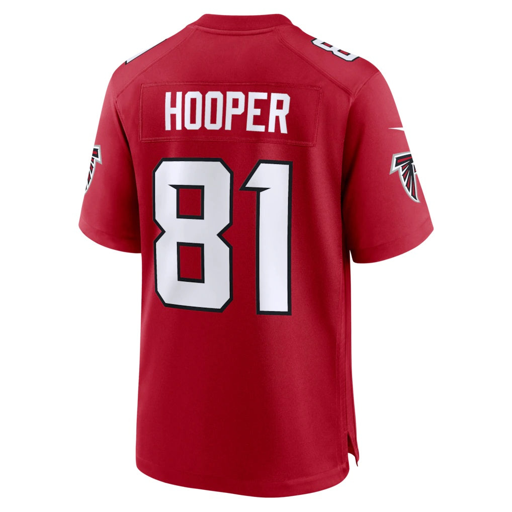 A.Falcons #81 Austin Hooper Red RONA Team Game Jersey