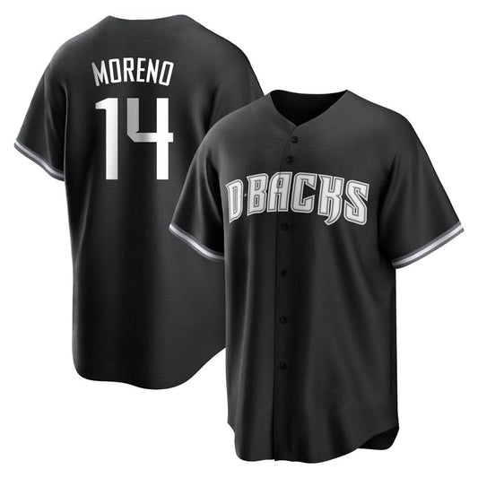 Arizona Diamondbacks #14 Gabriel Moreno Player Black RONA Game Home Stitched Jerseys
