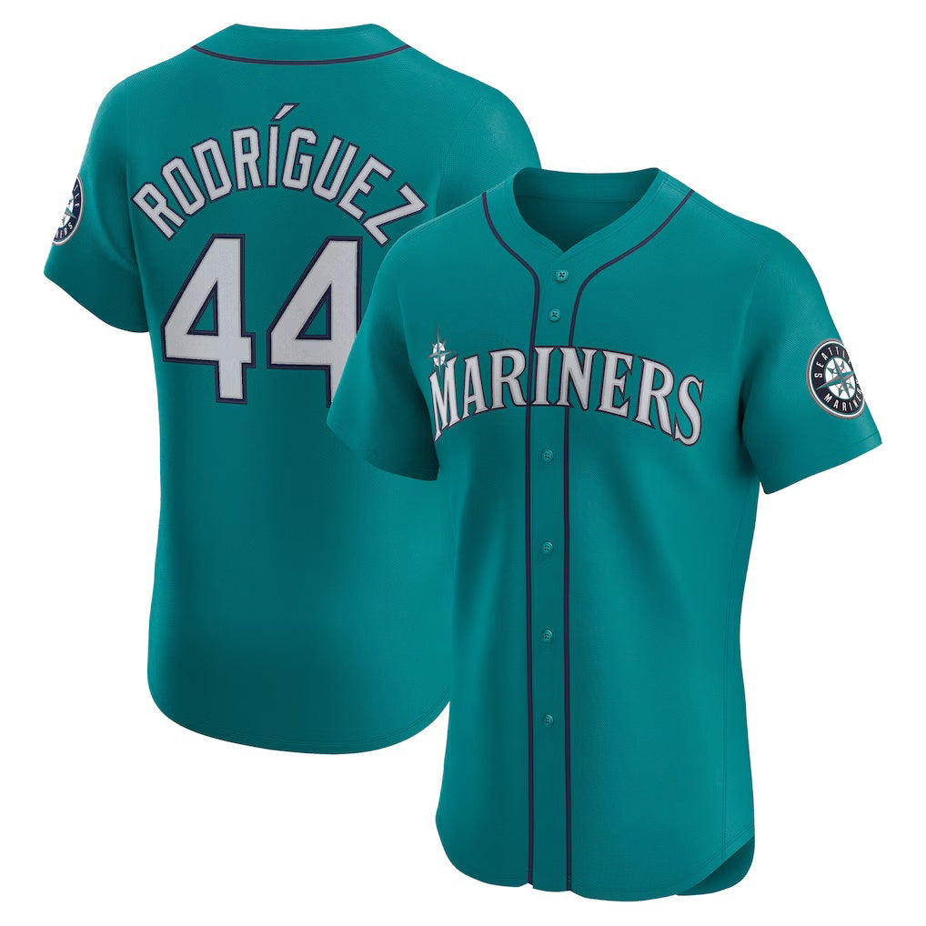 Seattle Mariners #44 Julio Rodr¨ªguez Teal RONA Alternate Elite Jersey