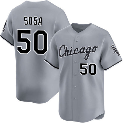 Chicago White Sox #50 Lenyn Sosa Gray RONA 2025 Limited Stitched Jersey