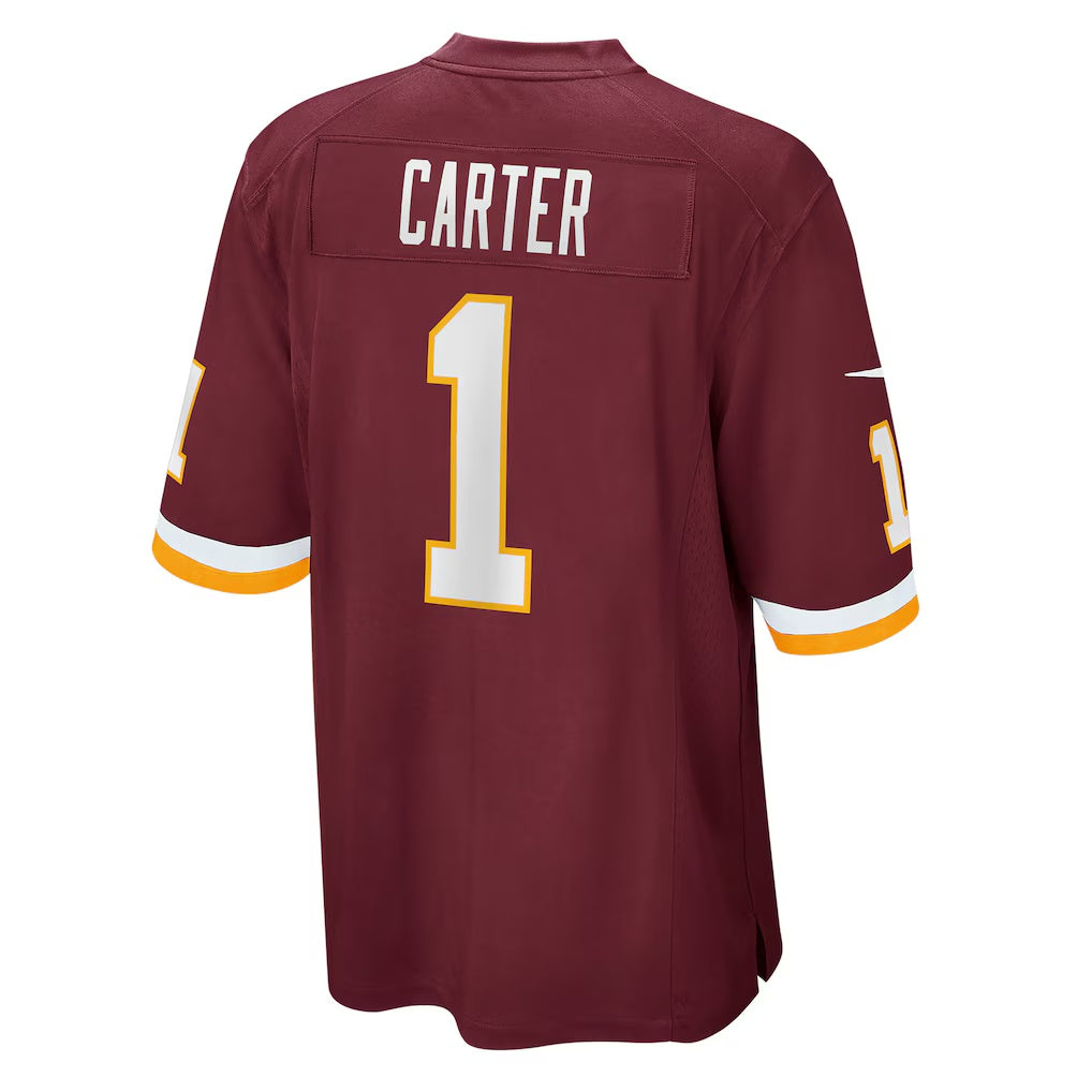 W.Football Team #1 DeAndre Carter Burgundy RONA Player Game Jersey