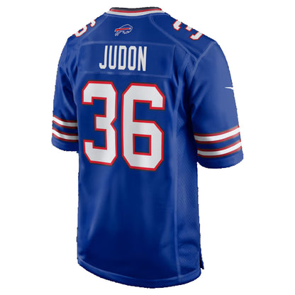 B.Bills #36 Matthew Judon Royal RONA Team Game Jersey