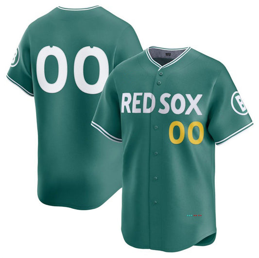 Custom Boston Red Sox ACTIVE PLAYER Green RONA 2025 City Connect Limited Stitched Jersey