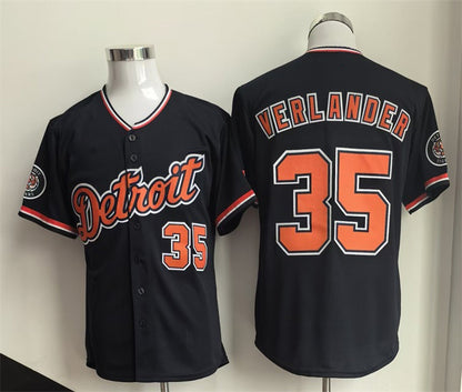 Detroit Tigers #35 Justin Verlander Black RONA 2026 Cool Base Stitched Jersey