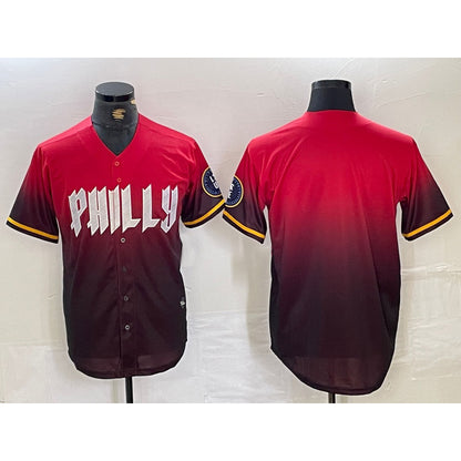 Philadelphia Phillies Blank Red Black RONA 2024 City Connect Limited Stitched Jersey