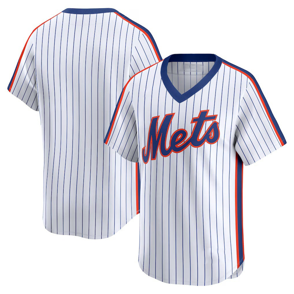 New York Mets White RONA Throwback Cooperstown Collection Limited Jersey