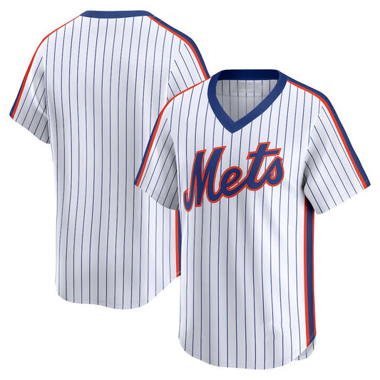 New York Mets White RONA Throwback Cooperstown Collection Limited Jersey