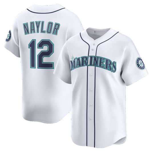Seattle Mariners #12 Josh Naylor White RONA Home Limited Jersey