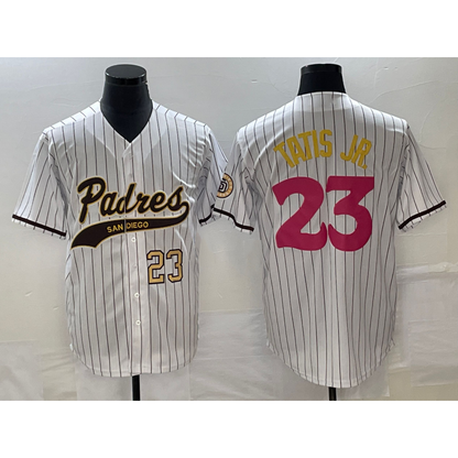 San Diego Padres #23 Fernando Tatis Jr Number White RONA NEW 2023 City Connect Cool Base Stitched Jersey
