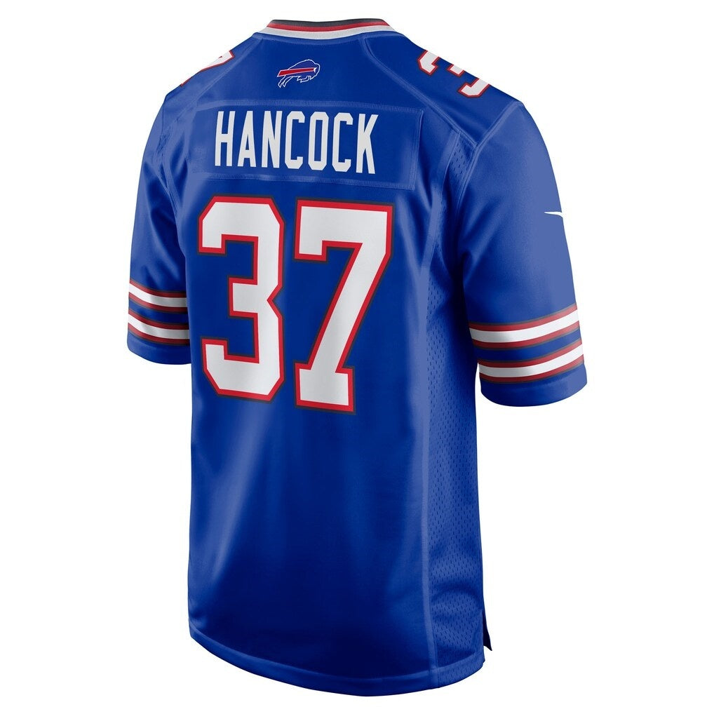 B.Bills #37 Jordan Hancock Royal RONA Team Game Jersey