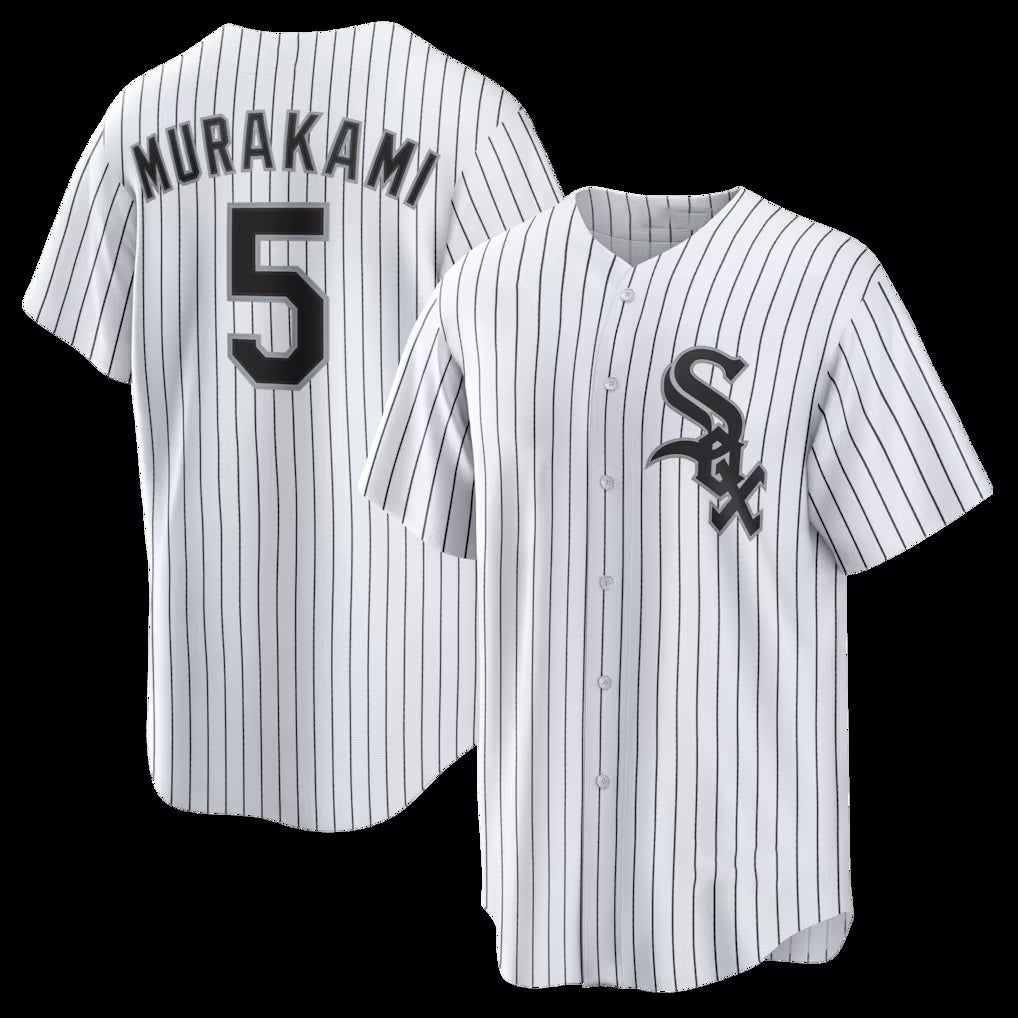Chicago White Sox #5 Munetaka Murakami White RONA Home Replica Jersey