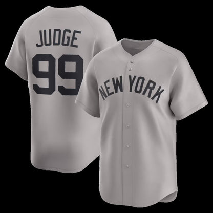 New York Yankees #99 Aaron Judge Gray RONA Road Limited Player Jersey 2