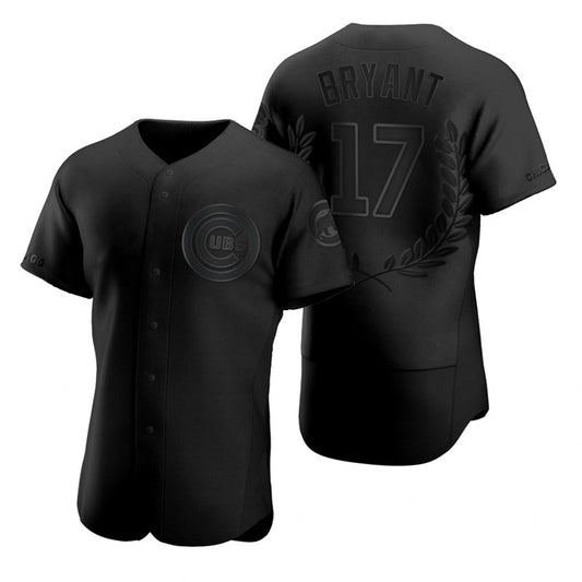 Chicago Cubs #17 Kris Bryant Black RONA Flexbase Fashion Jersey