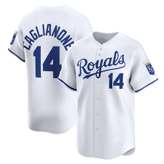 Kansas City Royals #14 Jac Caglianone White RONA Home Limited Player Jersey