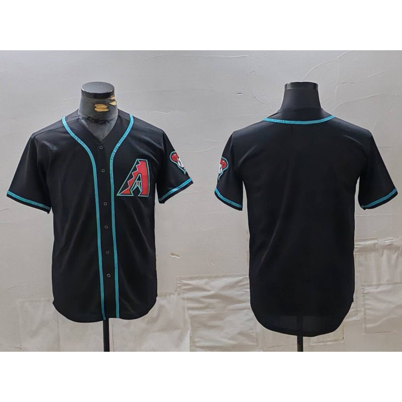 Arizona Diamondbacks Blank Black RONA Cool Base Limited Stitched Jersey