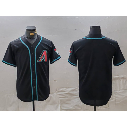 Arizona Diamondbacks Blank Black RONA Cool Base Limited Stitched Jersey