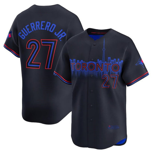 Toronto Blue Jays #27 Vladimir Guerrero Jr. Black RONA 2024 City Connect Limited Stitched Jersey