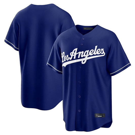 Los Angeles Dodgers Blank Player Royal RONA Game Stitched Jerseys