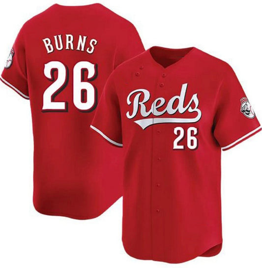Cincinnati Reds #26 Chase Burns Red RONA Limited Stitched Jersey