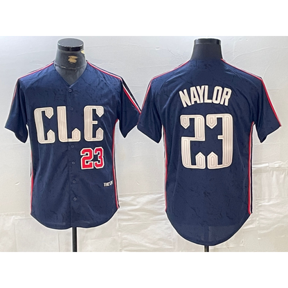Cleveland Guardians #23 Josh Naylor Number Navy RONA 2024 City Connect Limited Stitched Jersey