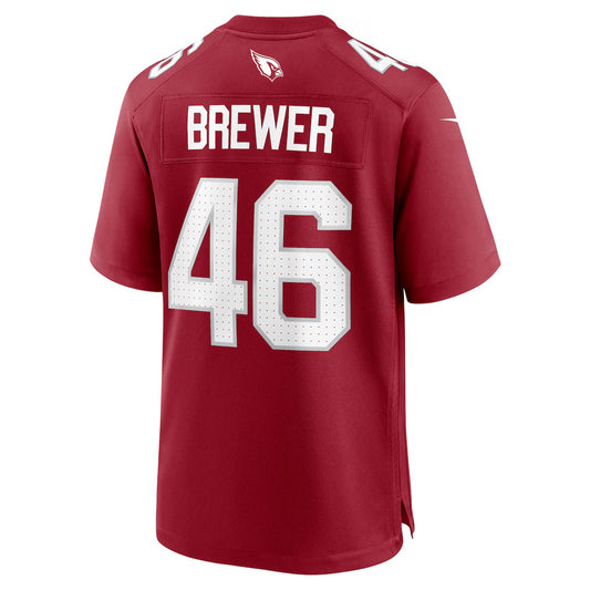 A.Cardinals #46 Aaron Brewer Cardinal RONA Team Game