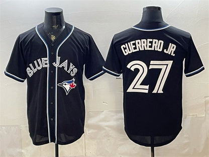 Toronto Blue Jays #27 Vladimir Guerrero Jr. 2026 Fashion Replica Black RONA Out Stitched Jersey