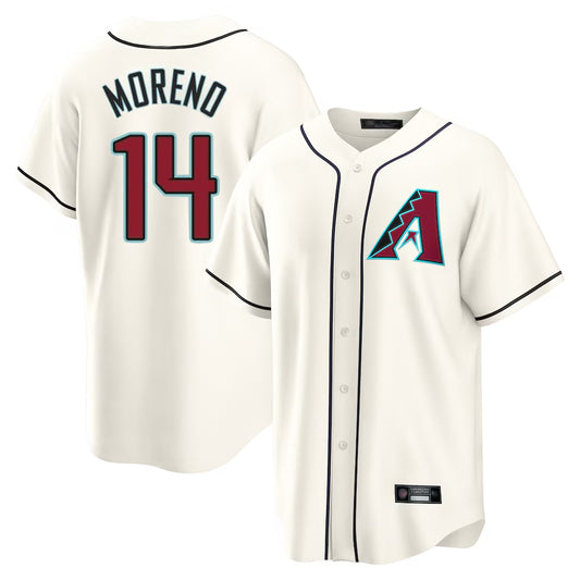 Arizona Diamondbacks #14 Gabriel Moreno Player Cream RONA Home Game Stitched Jerseys