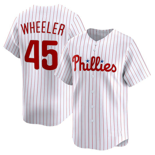 Philadelphia Phillies #45 Zack Wheeler White RONA Home Limited Player Jersey