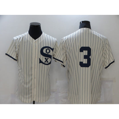 Chicago White Sox #3 Harold Baines 2021 Cream RONA Navy Field of Dreams Flex Base Stitched Jersey