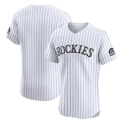 Colorado Rockies White RONA Home Elite Jersey