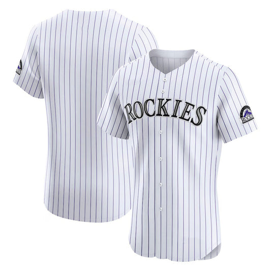 Colorado Rockies White RONA Home Elite Jersey