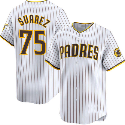 San Diego Padres #75 Robert Suarez White RONA 2024 Home Limited Stitched Jersey