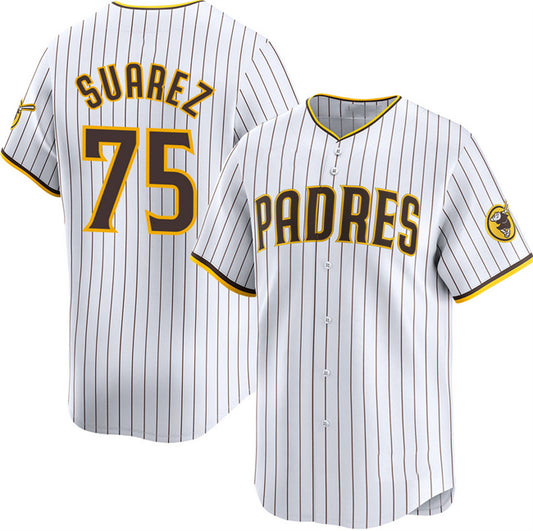 San Diego Padres #75 Robert Suarez White RONA 2024 Home Limited Stitched Jersey