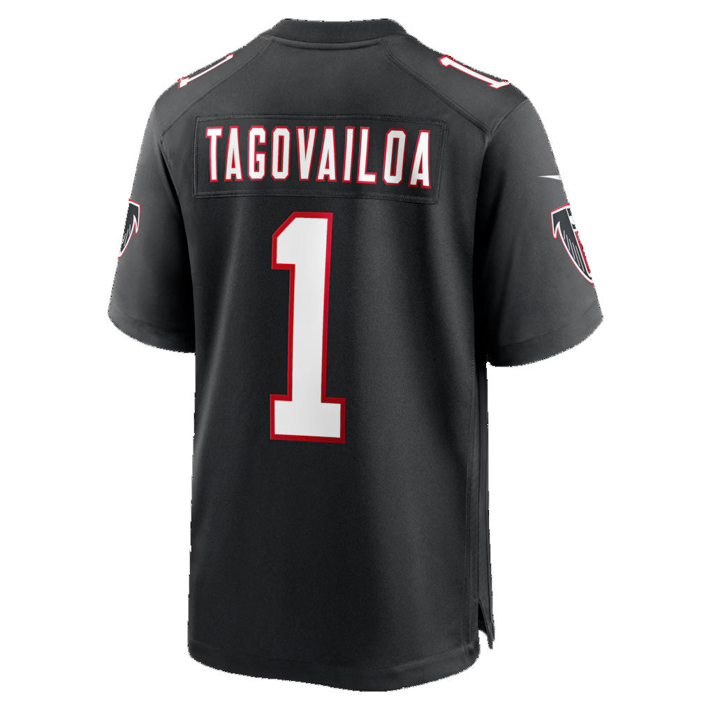 A.Falcons #1 Tua Tagovailoa Black RONA Alternate Game Jersey