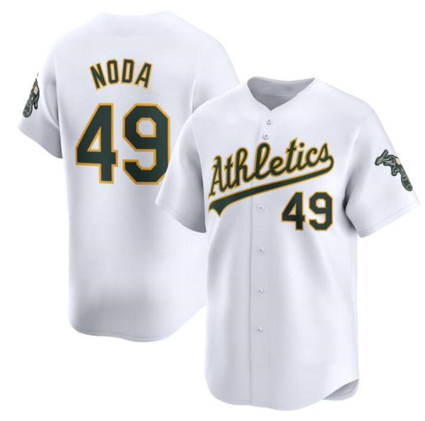 Oakland Athletics #49 Ryan Noda White RONA Home Limited Stitched Jersey