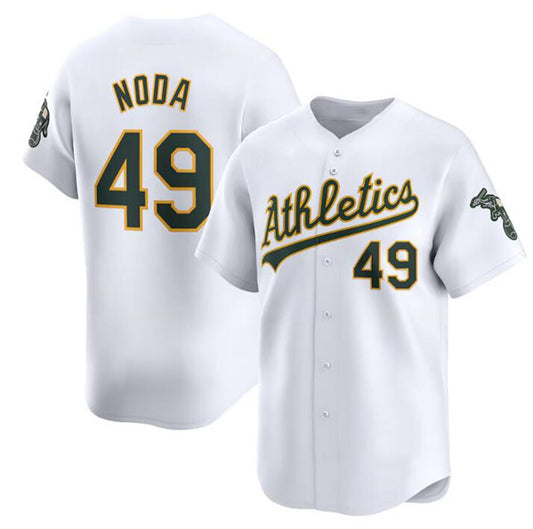Oakland Athletics #49 Ryan Noda White RONA Home Limited Stitched Jersey