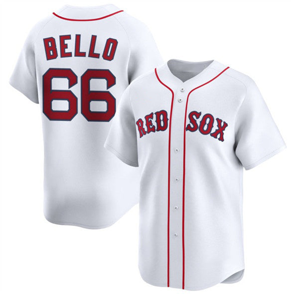 Boston Red Sox #66 Brayan Bello White RONA 2024 Home Limited Stitched Jersey