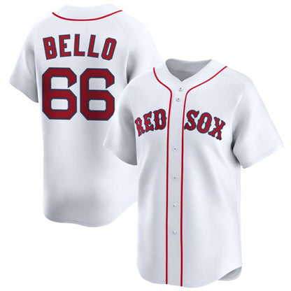 Boston Red Sox #66 Brayan Bello White RONA 2024 Home Limited Stitched Jersey
