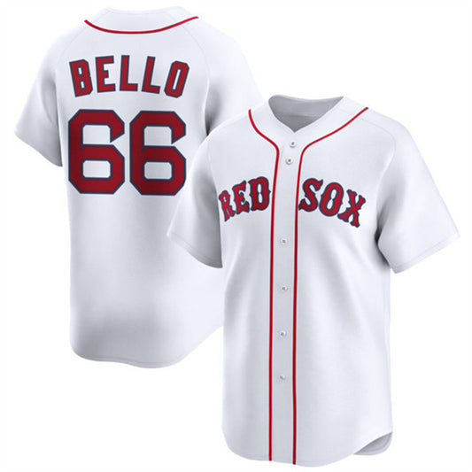 Boston Red Sox #66 Brayan Bello White RONA 2024 Home Limited Stitched Jersey
