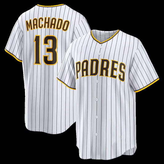 San Diego Padres #13 Manny Machado White RONA Home Replica Player Jersey 2