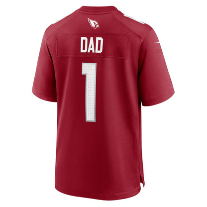 A.Cardinals Number #1 Dad Cardinal RONA Game Jersey