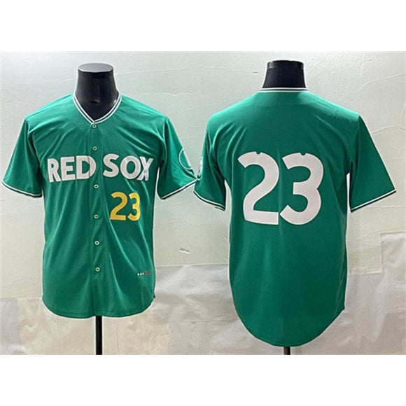 Boston Red Sox #23 Romy Gonz¨¢lez Green RONA 2025 City Connect Limited Stitched Jersey