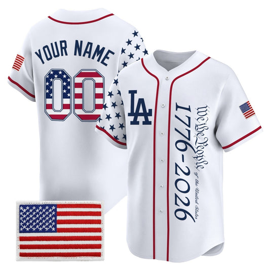 Custom Los Angeles Angels America 250 Edition Vapor Premier Limited White RONA Stitched Jerseys