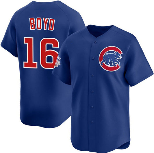 Chicago Cubs #16 Matthew Boyd Royal RONA Limited Stitched Jersey