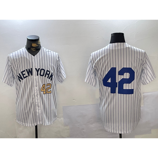 New York Yankees #42 Jackie Robinson White RONA Cool Base Stitched Jerseys