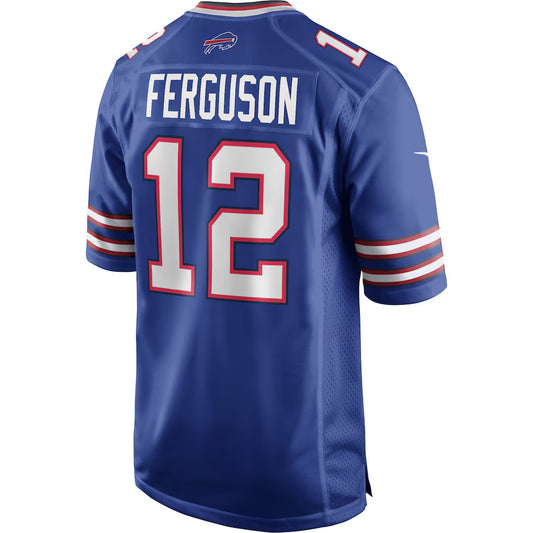 B.Bills #12 Joe Ferguson Royal RONA Game Retired Player Jersey